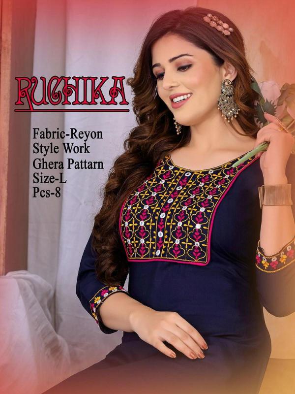 Riyaa Ruchika rayon Designer Exclusive Kurti collection